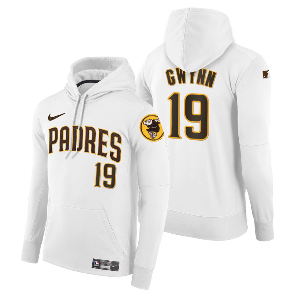 Men Pittsburgh Pirates #19 Gwynn white home hoodie 2021 MLB Nike Jerseys->pittsburgh pirates->MLB Jersey